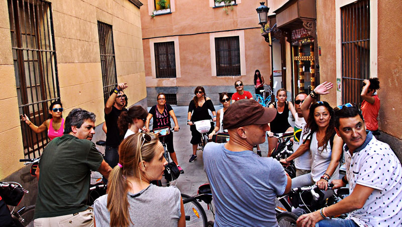 Madrid city bike tour